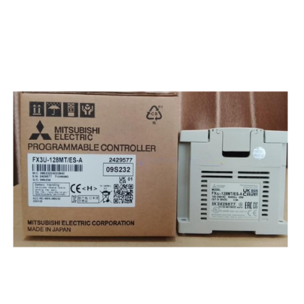 FX3U-128MT/ES-A PLC Mitsubishi FX3U 128 I/O Transistor