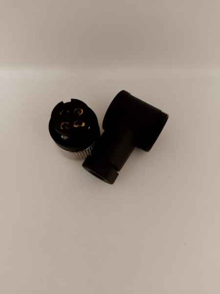 CONNECTOR ELLBOW M12 4PIN ELBOW FEMALE