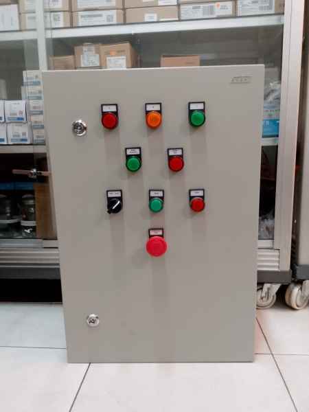 Panel Star-Delta 7.5 kW dengan WLC (Water Level Controller) untuk Pompa Water Treatment Boiler
