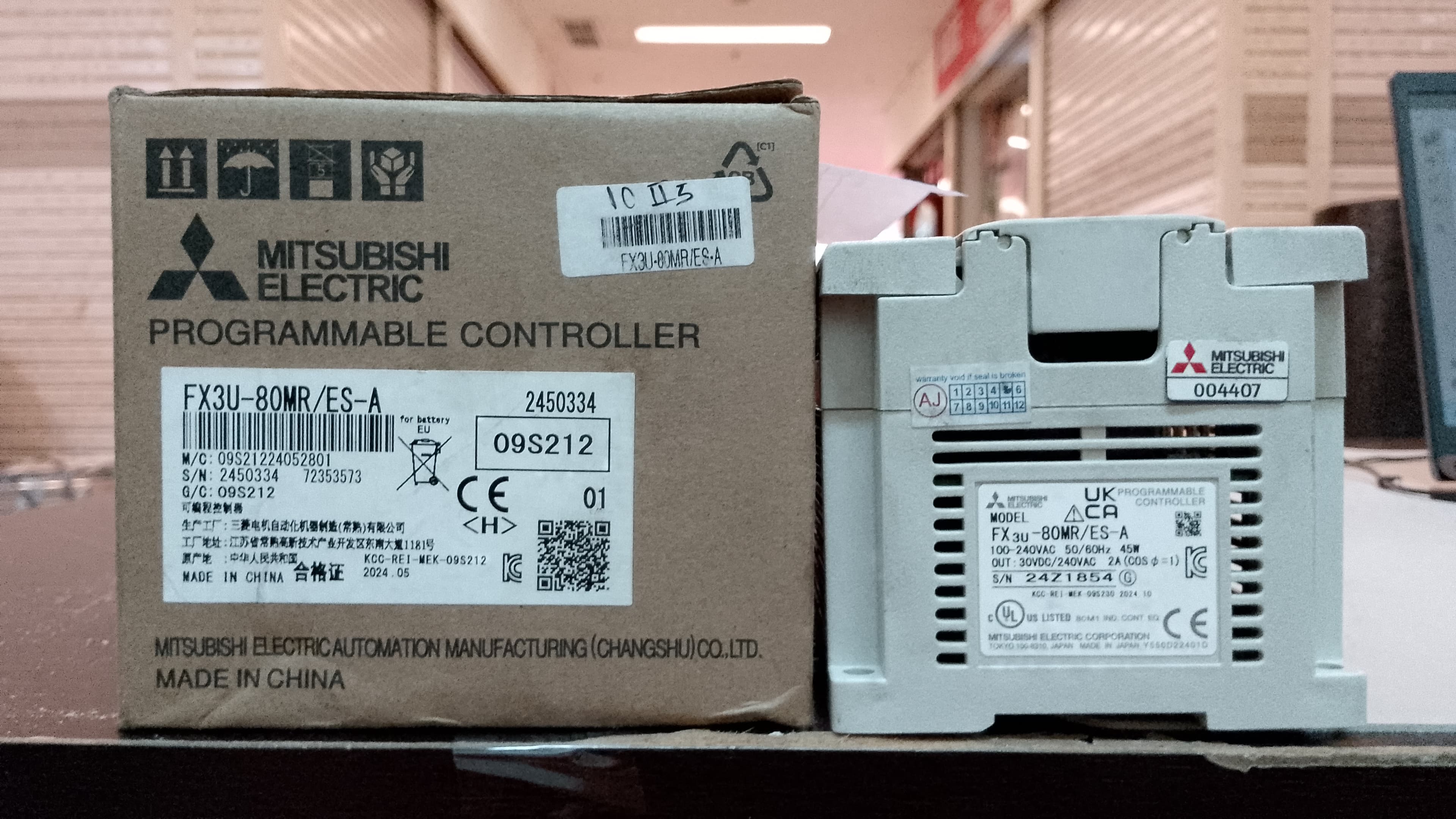 Mitsubishi FX3U-80MR/ES-A 