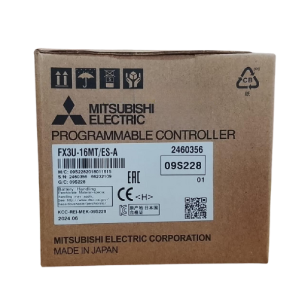 FX3U-16MT/ES-A PLC Mitsubishi FX3U 16 I/O